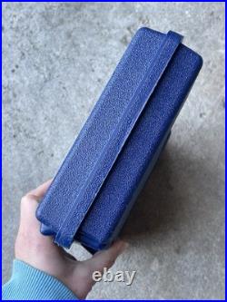 RARE original COLT 22 CADET Pistol Storage Box Case BLUE nice used OEM accessory