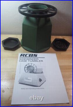RCBS Sidewinder Case Tumbler-(87000)-12 VAC-withExtras MORE PHOTO