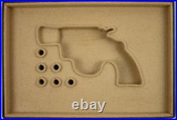 REVOLVER GUN PRESENTATION CUSTOM DISPLAY CASE BOX for COLT AGENT cal. 38 Special REVOLVER GUN PRESENTATION CUSTOM DISPLAY CASE BOX for COLT AGENT cal. 38 Special