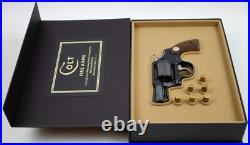 REVOLVER GUN PRESENTATION CUSTOM DISPLAY CASE BOX for COLT AGENT cal. 38 Special REVOLVER GUN PRESENTATION CUSTOM DISPLAY CASE BOX for COLT AGENT cal. 38 Special