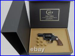REVOLVER GUN PRESENTATION CUSTOM DISPLAY CASE BOX for COLT AGENT cal. 38 Special REVOLVER GUN PRESENTATION CUSTOM DISPLAY CASE BOX for COLT AGENT cal. 38 Special