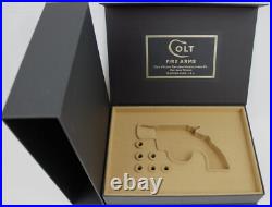 REVOLVER GUN PRESENTATION CUSTOM DISPLAY CASE BOX for COLT AGENT cal. 38 Special REVOLVER GUN PRESENTATION CUSTOM DISPLAY CASE BOX for COLT AGENT cal. 38 Special