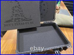 Range Case for handguns. With custom artwork foam. Brand New By Kabra Tactical