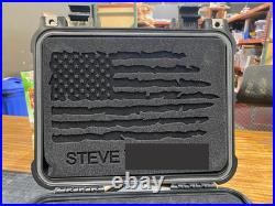 Range Case for handguns. With custom artwork foam. Brand New By Kabra Tactical