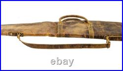 Range Shooting Case- Hand Made leather, 47- Rifle/Shotgun Case-hunter Case Range Shooting Case- Hand Made leather, 47- Rifle/Shotgun Case-hunter Case