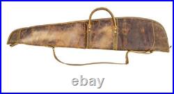 Range Shooting Case- Hand Made leather, 47- Rifle/Shotgun Case-hunter Case Range Shooting Case- Hand Made leather, 47- Rifle/Shotgun Case-hunter Case