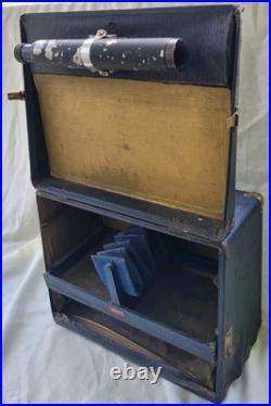 Rare Antique General Luggage Corp Pistol Range Bullseye Box Case Rare Antique General Luggage Corp Pistol Range Bullseye Box Case