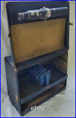 Rare Antique General Luggage Corp Pistol Range Bullseye Box Case Rare Antique General Luggage Corp Pistol Range Bullseye Box Case