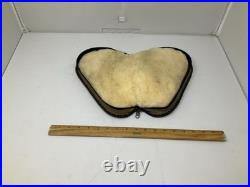 Rare Custom Leather Tooled Pistol Case Wool Lined (TEXAS RANGER STAR) Nice