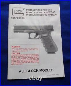 Rare Early Glock Tupperware Factory Case Box + Instruction Manual