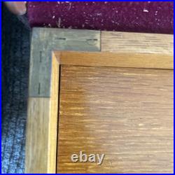 Rare. James Purdy and Sons LTD Leather /wooden antique Felt gun case