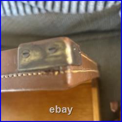 Rare. James Purdy and Sons LTD Leather /wooden antique Felt gun case