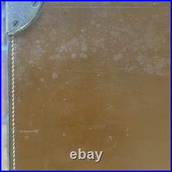 Rare. James Purdy and Sons LTD Leather /wooden antique Felt gun case