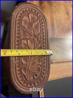 Rare Vintage Heiser's Hand-Made Stiff Leather Gun Cases 740