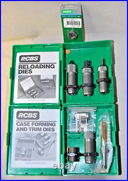 Rcbs 44 Auto Mag Reloading & Case Forming Die Sets Nos