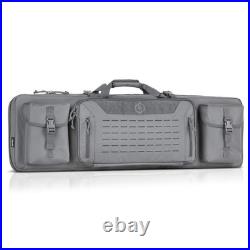Rifle Case 42 Double Long Gun Bag Backpack Pistol Handgun SW Gray Savior Urban