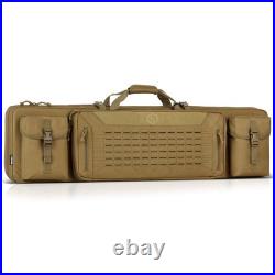 Rifle Case 51 Double Long Gun Bag Backpack Pistol Flat Dark Earth Tan Savior