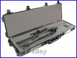 Rifle Gun Case 50.5 Waterproof Dustproof Crushproof Wheels Foam Lock Tan NEW