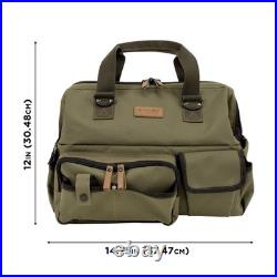 Ripstop Range Bag & Handgun Mat Durable, Lightweight, Olive Green Storage Solu