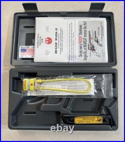 Ruger 22 LR 22 Mark II MK678, Plastic Pistol Case WithLock, Manual & New Clip
