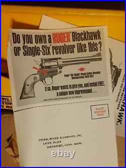 Ruger Blackhawk. 41 Magnum Revolver Empty Box 4 5/8-Inch Barrel cat no BN41