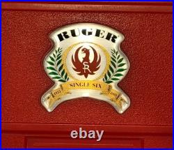 Ruger Single Six. 22 Lr 50th Anniversary 1953-2003, Factory Red Hard Shell Box
