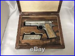 Rustic Style Gun Case, 1911 Gun Display Or Concealed Box
