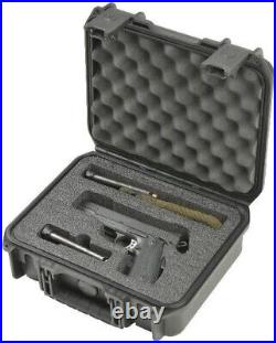 SKB 3i-1209-SP Single Pistol Gun Case With Custom Foam Black Water Proof