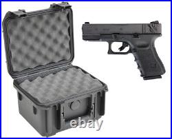 SKB Waterproof Plastic Gun Case For Glock 22 23 24 27 35 Semi. 40 S&W Handgun
