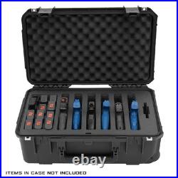 SKB iSeries 6-Handgun Custom Foam Black Case, 6 Pistols, 12 Mags (3i-2011-7B-M)