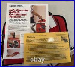 Safe Direction Ballistic Resistant Pistol Transport Case IIIA Containment