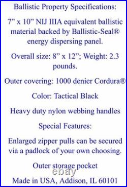 Safe Direction Ballistic Resistant Pistol Transport Case IIIA Containment
