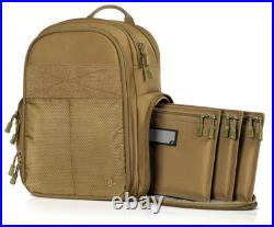 Savior Equipment BP-CPSEMA-WS-TN Compact S. E. M. A. Pistol Backpack Dark FDE