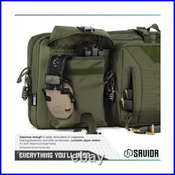 Savior Equipment Urban Warfare Tactical Double Long Gun Bag Case Backpack withP