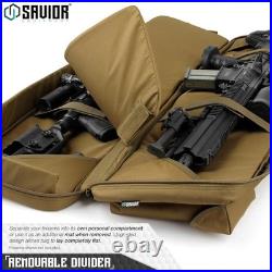 Savior Tactical Double Rifle Bag Concealed Backpack Straps`