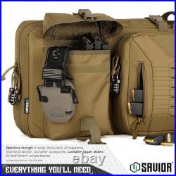 Savior Tactical Double Rifle Bag Concealed Backpack Straps#