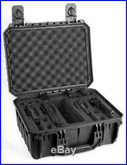 Seahorse SE 630 Quick Draw Range Case for 4 Pistol Handgun Custom Foam (Black)