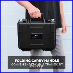 Shockproof Dual Gun Hard Case with Custom Foam for 2 Handguns Rugged Design