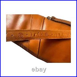 Shotgun Rifle Case Hand Made Heavy Duty SADDLE Leather Sheep Skin Lining