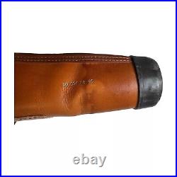 Shotgun Rifle Case Hand Made Heavy Duty SADDLE Leather Sheep Skin Lining