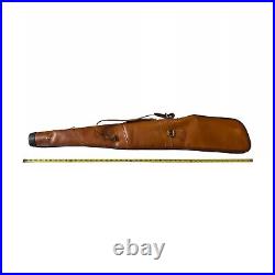 Shotgun Rifle Case Hand Made Heavy Duty SADDLE Leather Sheep Skin Lining