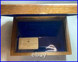Sig 125 Jahre Presentation/Collector Gun Case, Mahogany, Plexi Glass withKey