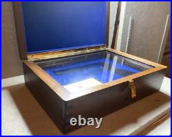 Sig 125 Jahre Presentation/Collector Gun Case, Mahogany, Plexi Glass withKey