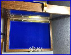 Sig 125 Jahre Presentation/Collector Gun Case, Mahogany, Plexi Glass withKey