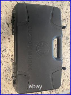 Sig Sauer NEGRINI Custom Works Factory OEM Case RARE Velvet Lined Lockable NEW