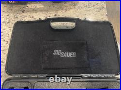 Sig Sauer NEGRINI Custom Works Factory OEM Case RARE Velvet Lined Lockable NEW
