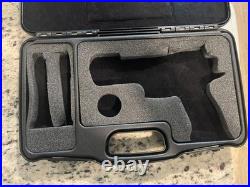 Sig Sauer NEGRINI Custom Works Factory OEM Case RARE Velvet Lined Lockable NEW
