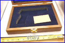 Sig Sauer P220 NRA Enforcement Wood Display Case Mint Key Pistol not returnable