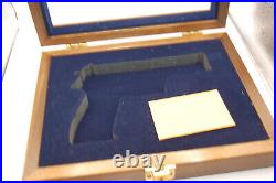 Sig Sauer P220 NRA Enforcement Wood Display Case Mint Key Pistol not returnable