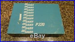 Sig Sauer P220 Original Factory Hand Gun Case/ Box